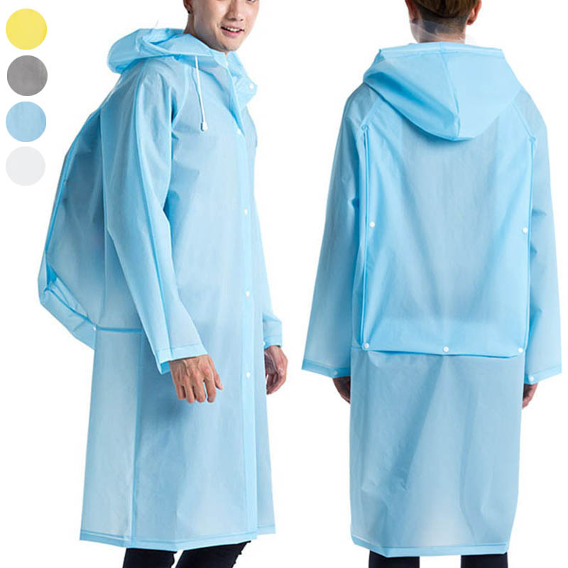 Cycling Gear In Rain - Nuovo riutilizzabile trasparente EVA impermeabile lungo