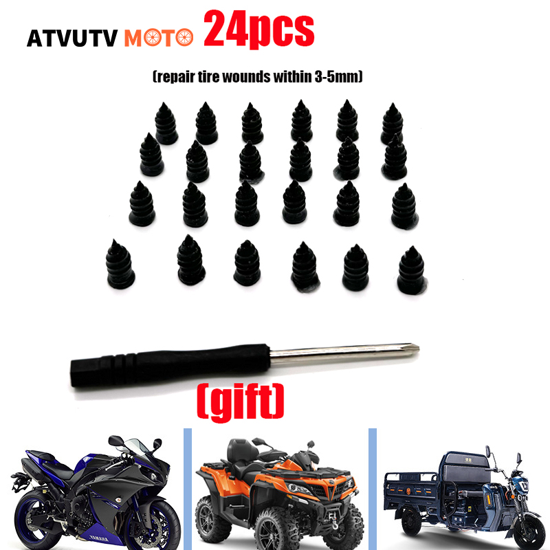 Tubeless Tire Sealant - 12PCS 24PCS Moto Vuoto Riparazione Pneumatici