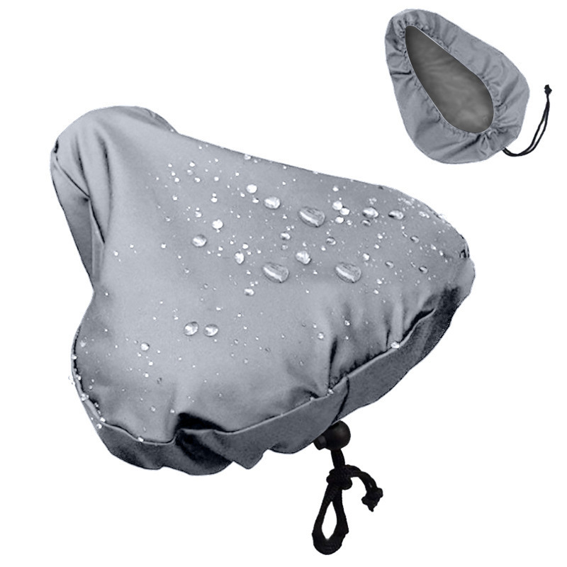 Cycling Gear In Rain - Coprisella per Bicicletta in Tessuto Oxford