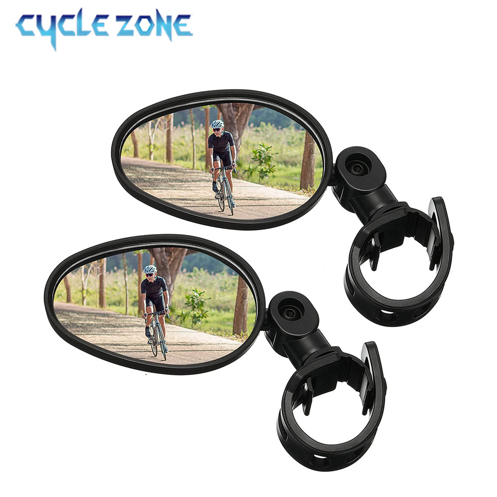 Cycle Zone - Specchietto Retrovisore per Bicicletta, 1/2 Pezzi,