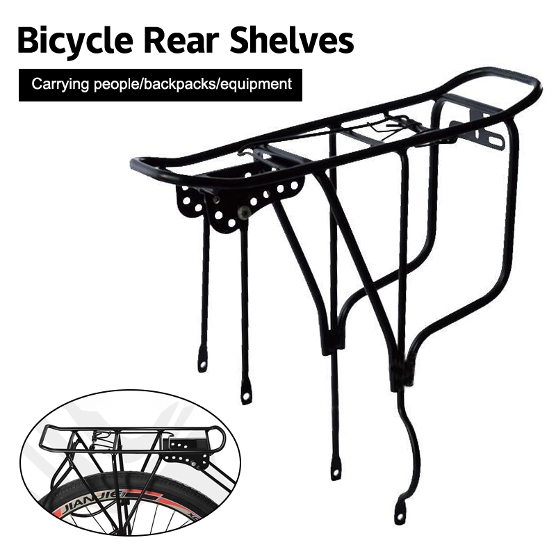 Cycling Gear Shelf - Set portapacchi posteriore per bicicletta con