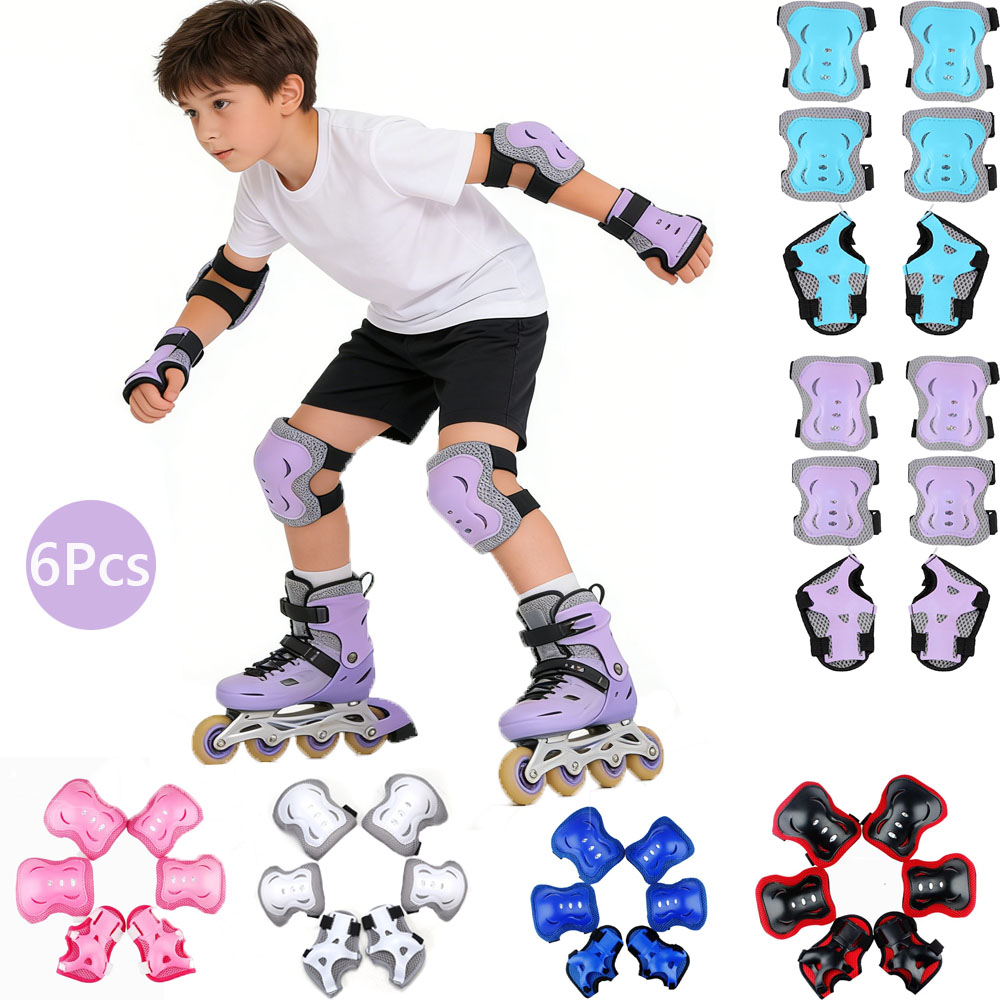 Cycling Safety Gear For Kids - Ginocchiere per bambini Gomitiere Età 3-7