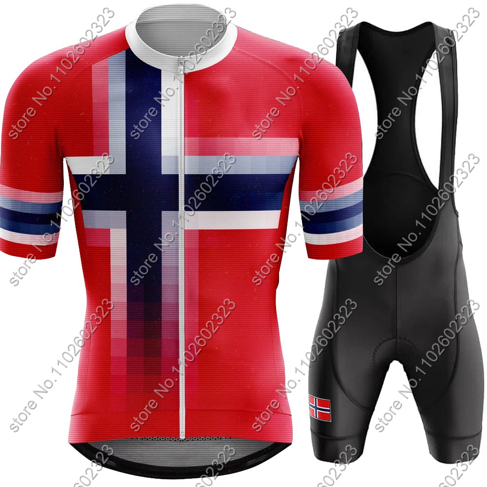 Cycling Gear Waterproof - 2024 norvegia maglia da ciclismo squadra