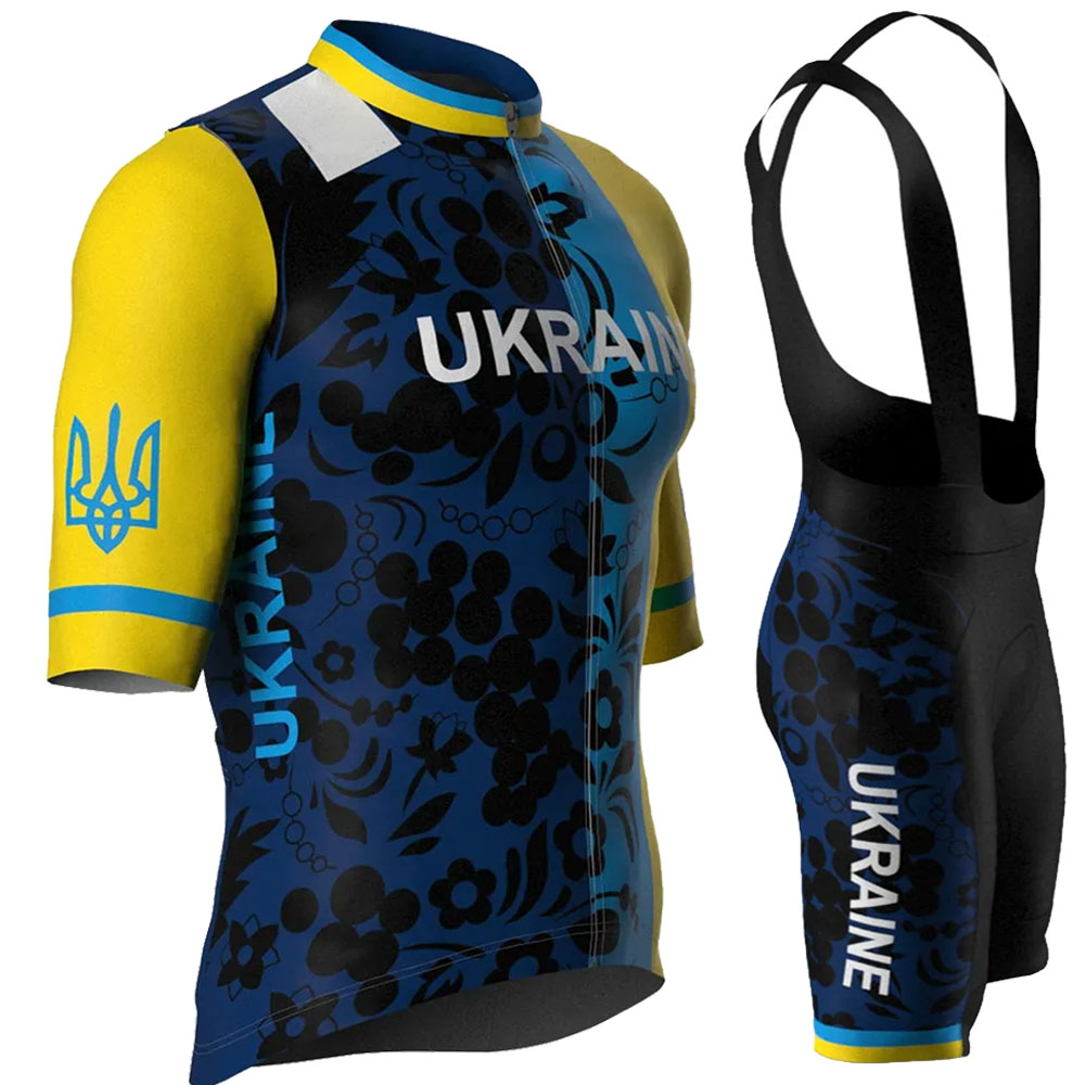 Cycling Gear Waterproof - Completo da Ciclismo della Nazionale Ucraina