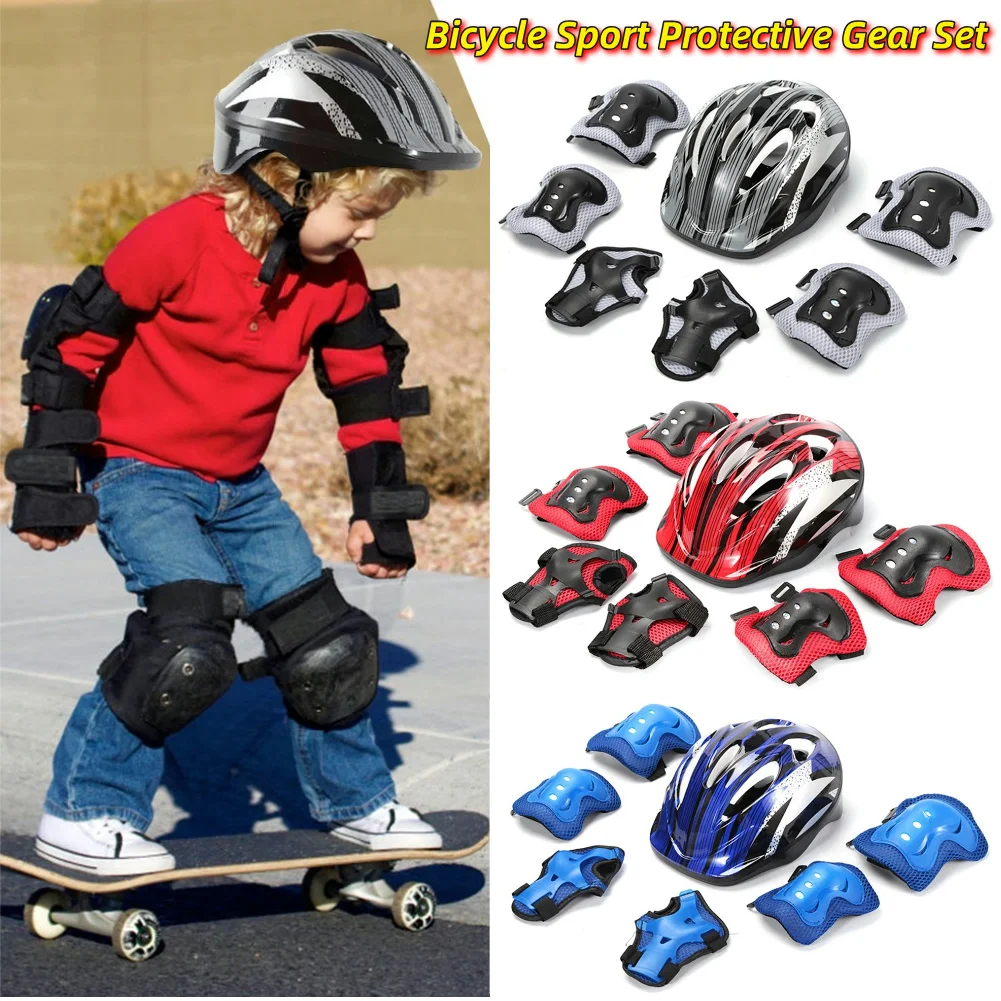 Cycling Safety Gear For Kids - Set di Protezioni Sportive per Bicicletta