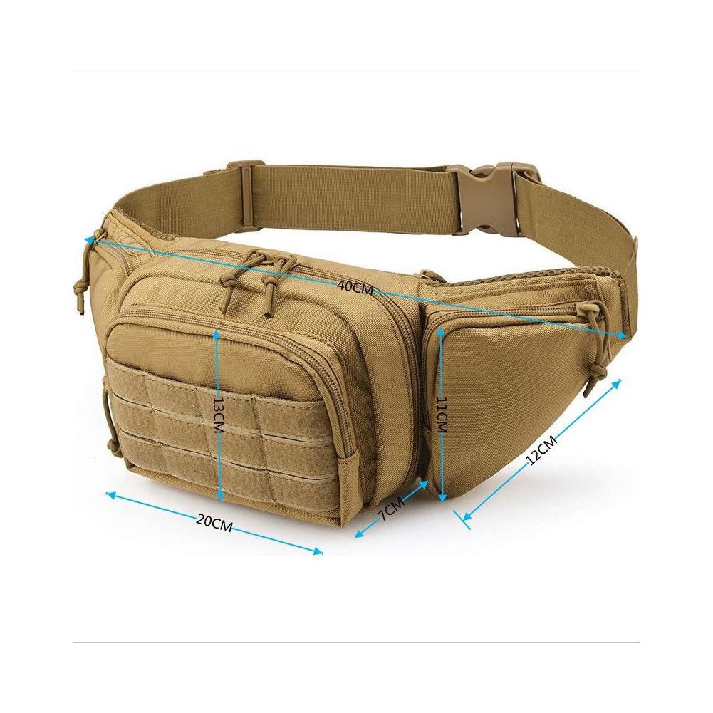 Cycling Gear Waterproof - Marsupio Tattico Impermeabile con Cintura Regolabile