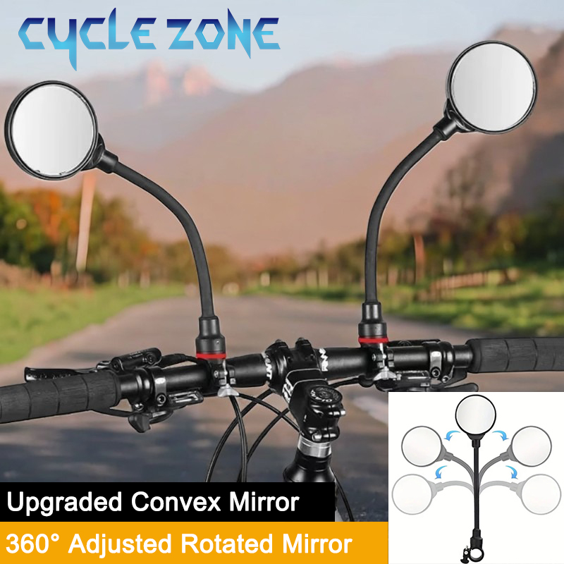 Cycle Zone - Specchietto per bicicletta Specchietto retrovisore per