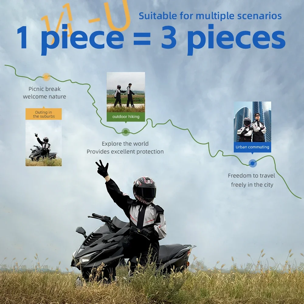 Impermeabile da moto per uomo  - Cycling Gear In Rain recensione e prezzo