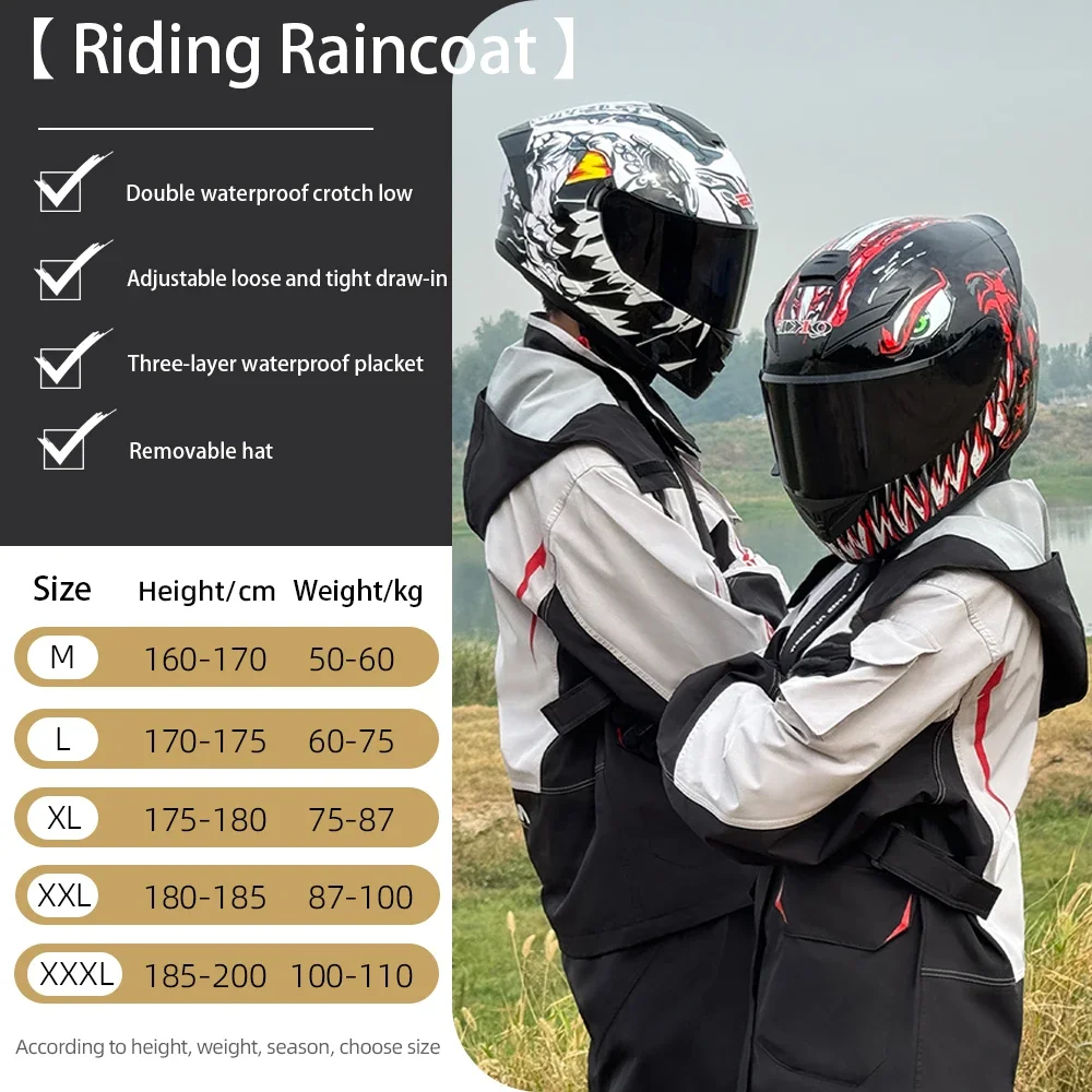 Impermeabile da moto per uomo  - Cycling Gear In Rain recensione e prezzo