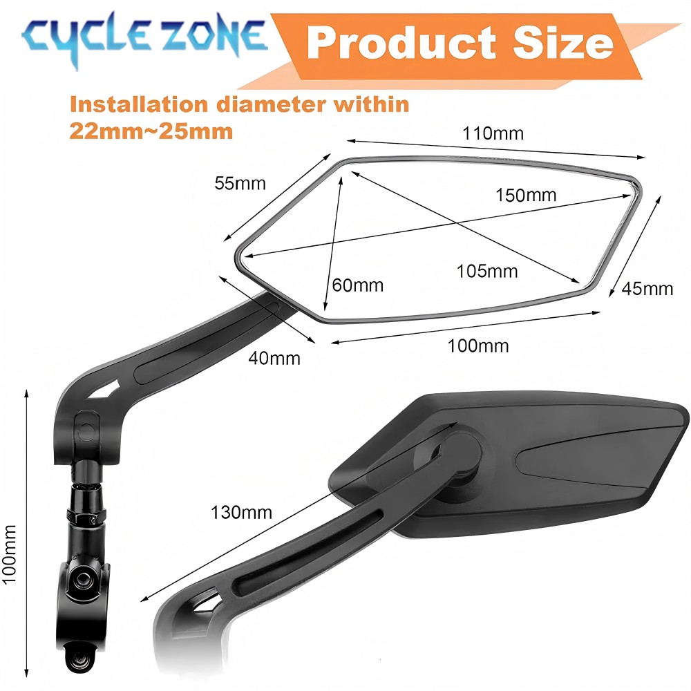 Specchietto retrovisore per mo - Cycle Zone recensione e prezzo