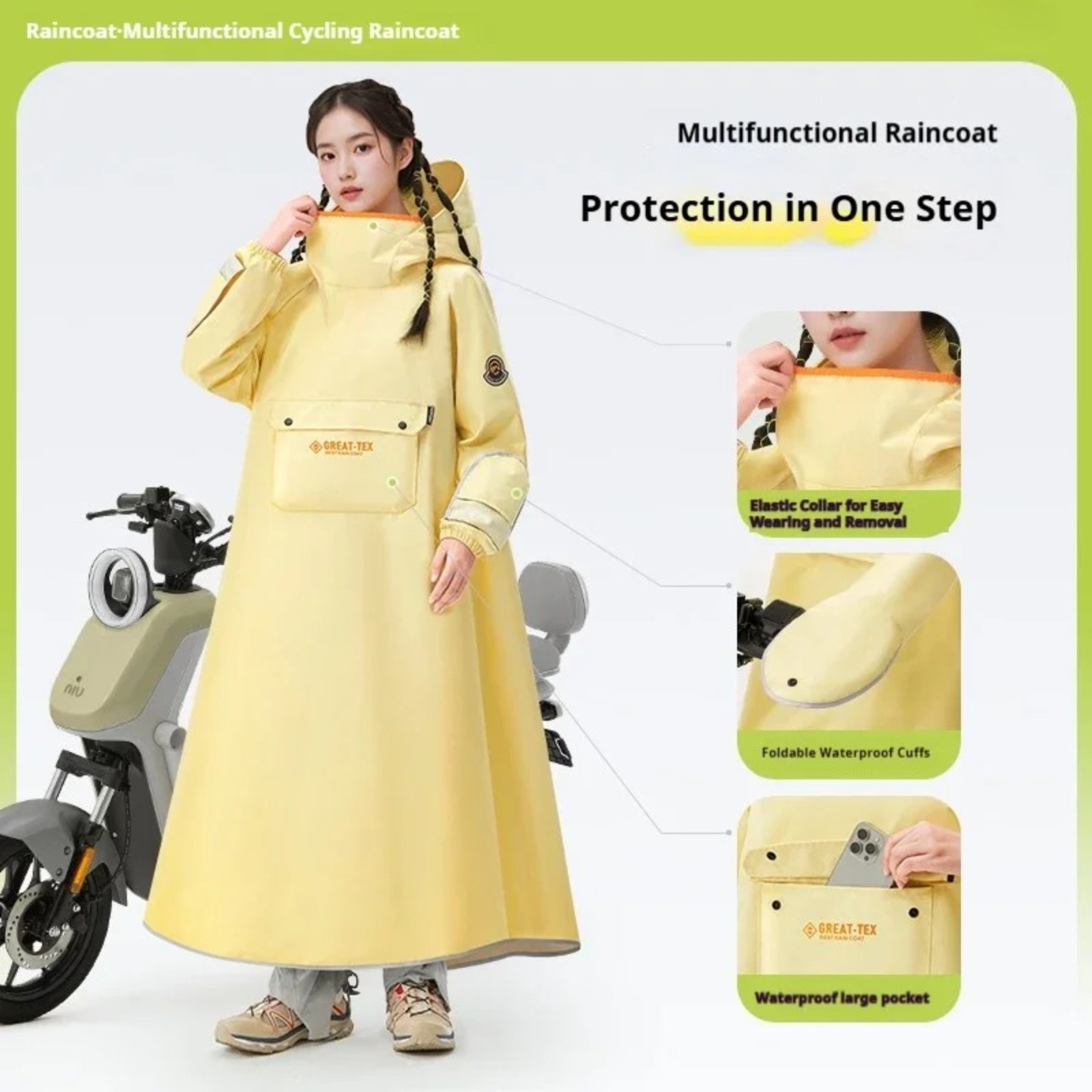 Poncho Impermeabile per Ciclis - Cycling Gear In Rain recensione e prezzo