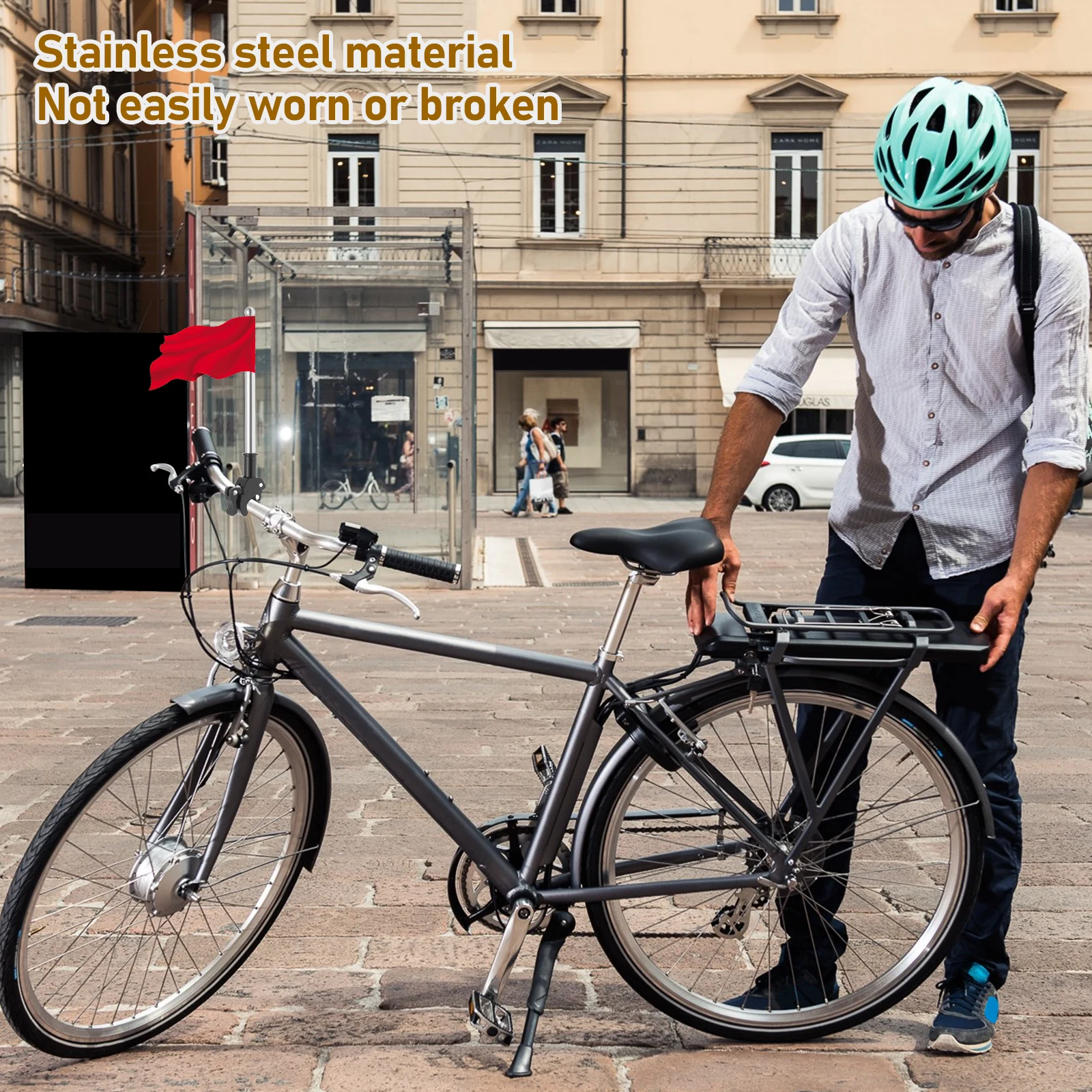 2 Pezzi Asta Portabandiera Uni - Cycling Gear Shelf recensione e prezzo