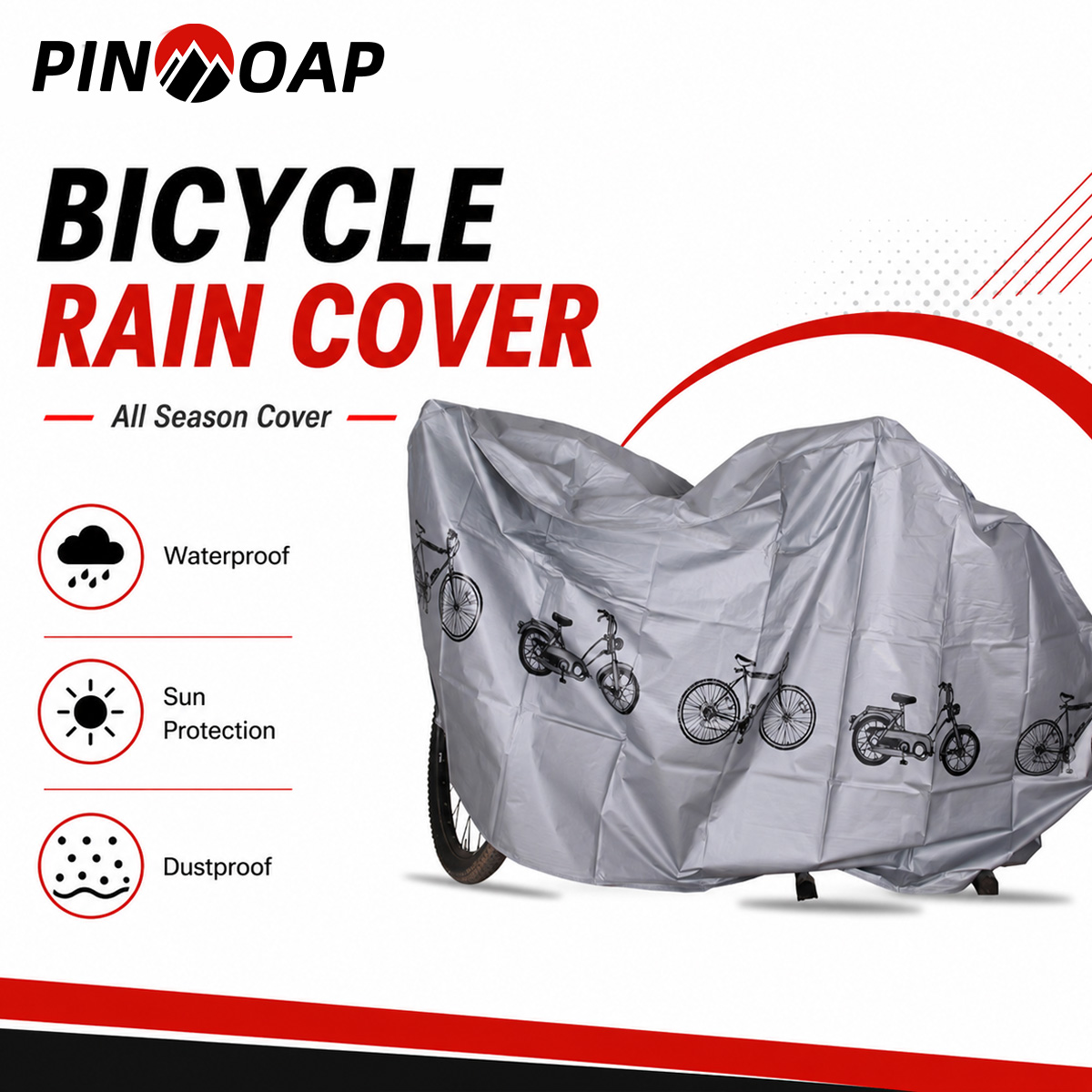 PINMOAP Copertura universale a - Cycling Gear In Rain recensione e prezzo