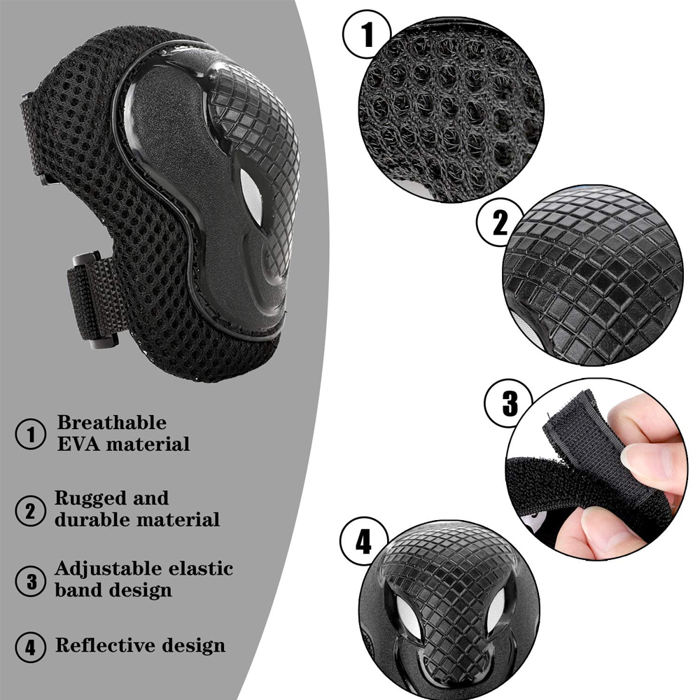 6 pezzi ginocchiere per bambin - Cycling Safety Gear For Kids recensione e prezzo