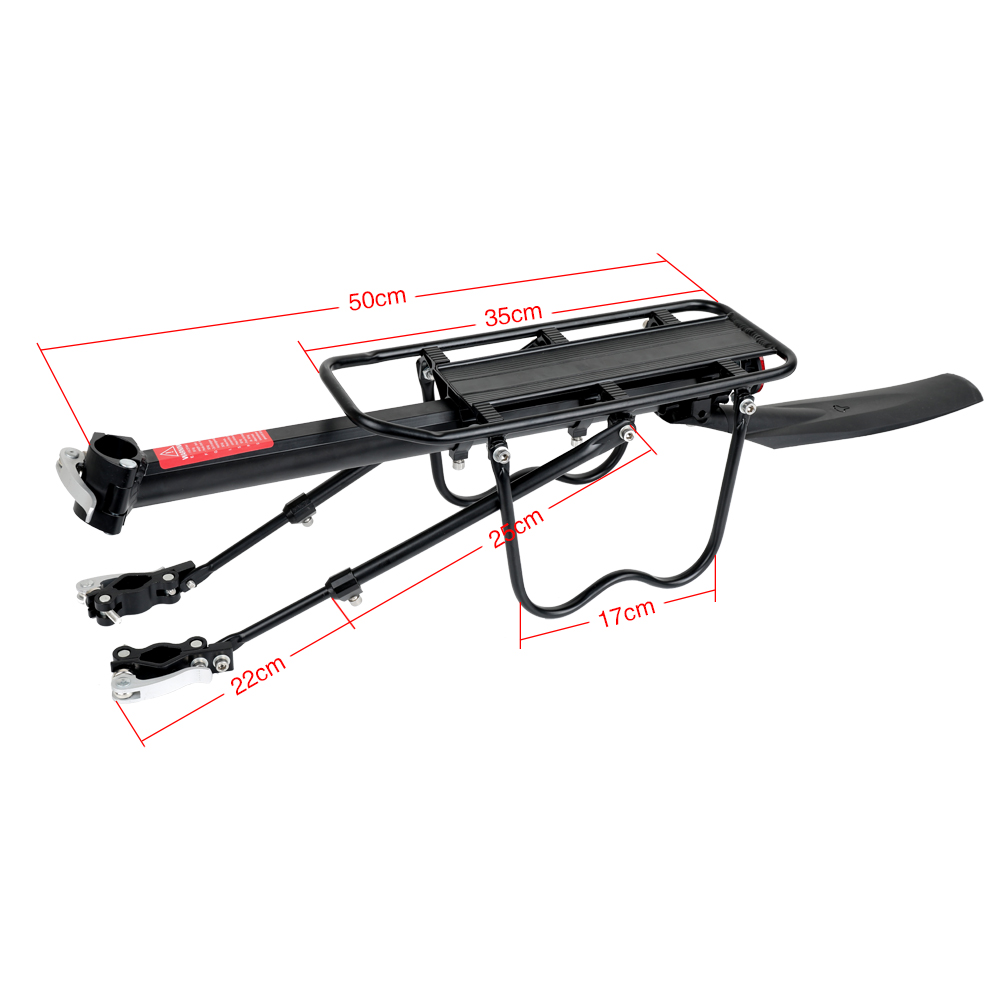 Rhinowalk portapacchi per bici - Cycling Gear Shelf recensione e prezzo