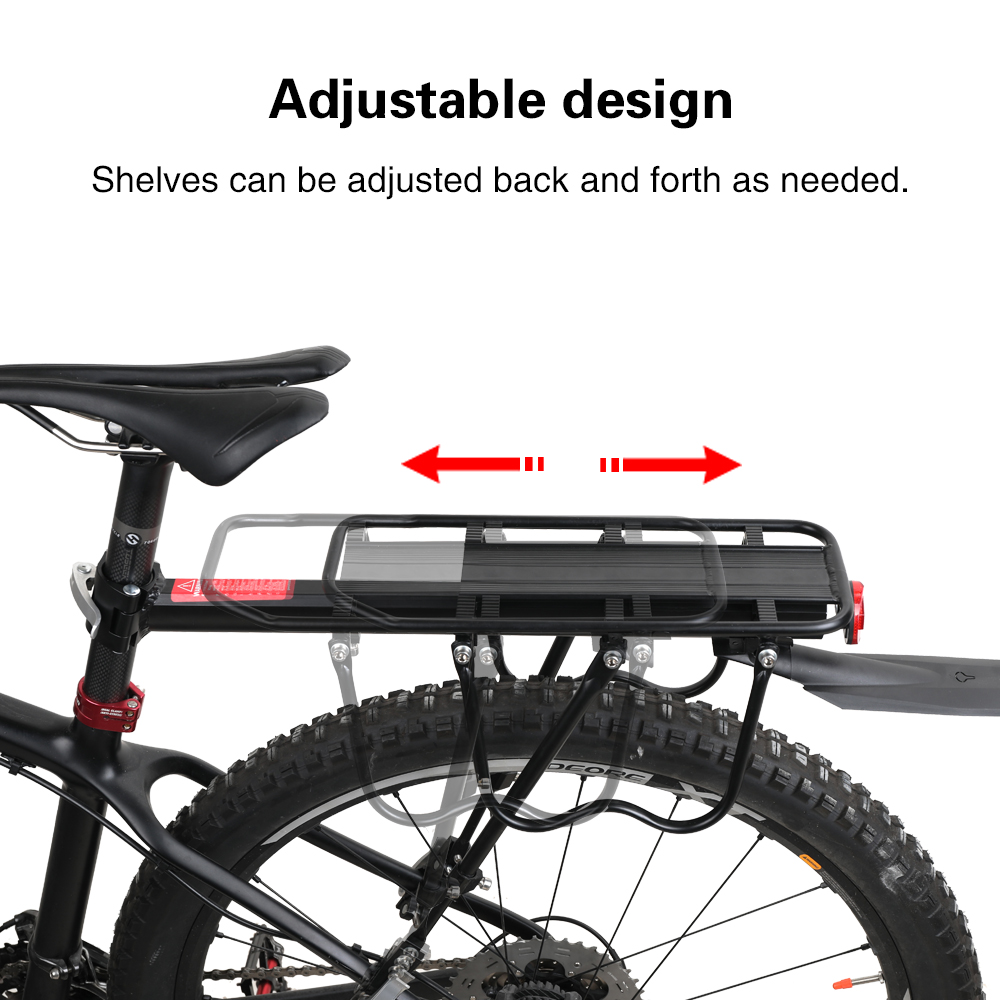 Rhinowalk portapacchi per bici - Cycling Gear Shelf recensione e prezzo
