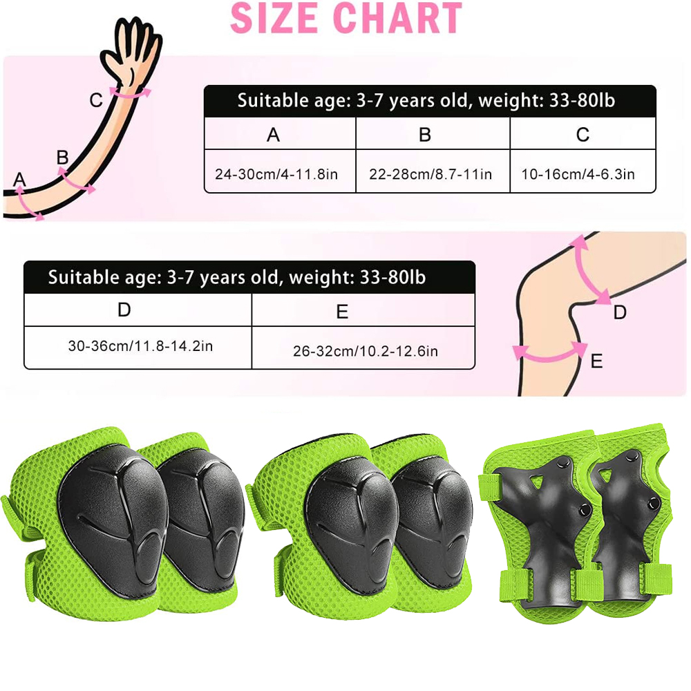 Set di 6 pezzi di equipaggiame - Cycling Safety Gear For Kids recensione e prezzo