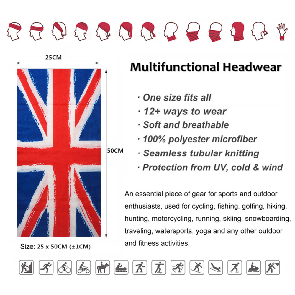 Bandana a tubo per il collo co - Cycling Gear Uk recensione e prezzo